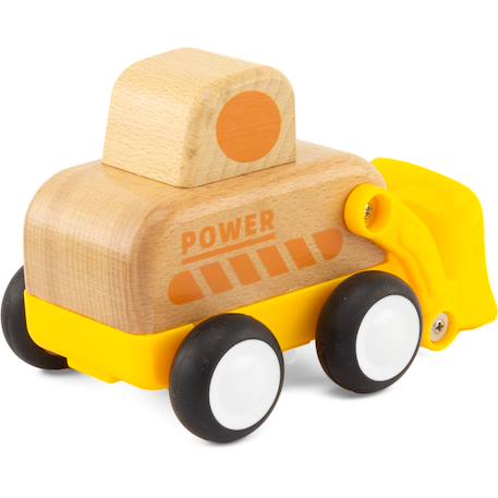 Routoudou - mini chargeuse Jaune 3 - vertbaudet enfant 