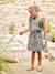 Robe fille imprimée manches volantées blanc imprimé+rose pâle+vert émeraude 7 - vertbaudet enfant 