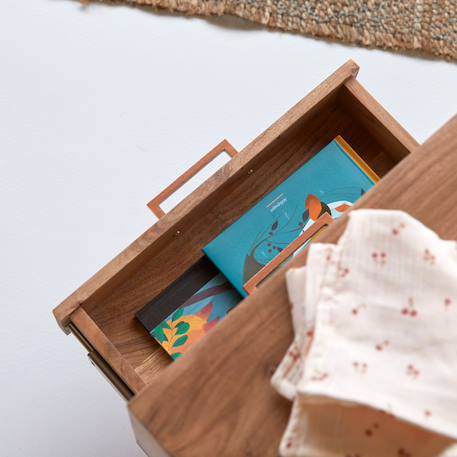 Chevet enfant en bois d'acacia oslo Naturel 6 - vertbaudet enfant 