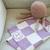 Couverture pour enfant 'smiley' Lila+Moutarde+Pistache 2 - vertbaudet enfant 