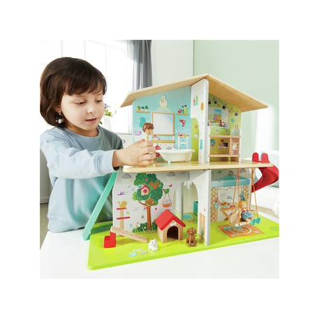 Maison de poupées interactive avec sons Multicolore 4 - vertbaudet enfant 
