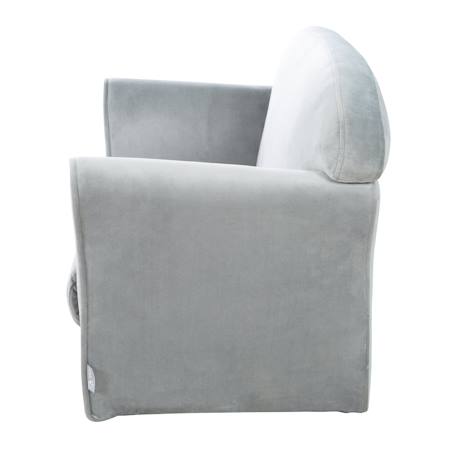 Canapé club en velours doux pour enfant - rembourré en mousse - lil sofa Gris argenté+Rose pastel 5 - vertbaudet enfant 