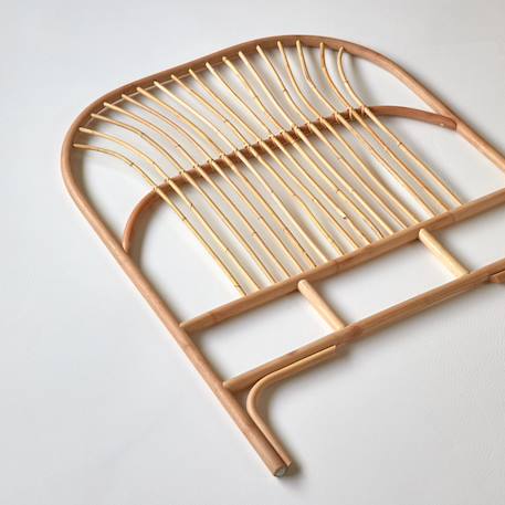 Tête de lit enfant en tiges de rotin 90 colette Naturel 5 - vertbaudet enfant 