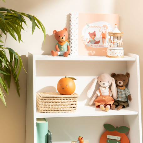 Tirelire orange martin (12 x 13 cm) Orange, vert, bleu 4 - vertbaudet enfant 