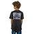 T-shirt  confort fit avec print devant et dos monkey business Noir/blanc 3 - vertbaudet enfant 