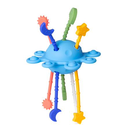 Jouet sensoriel planète multicolore Bleu+Violet 1 - vertbaudet enfant 