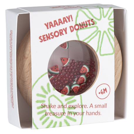 Donut sensoriel pastèques Rouge 2 - vertbaudet enfant 
