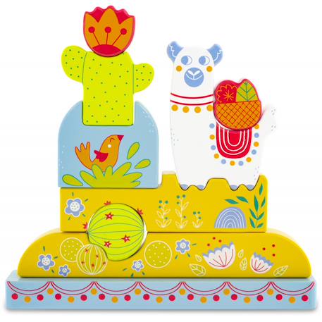 Puzzle magnétique lama Blanc 2 - vertbaudet enfant 