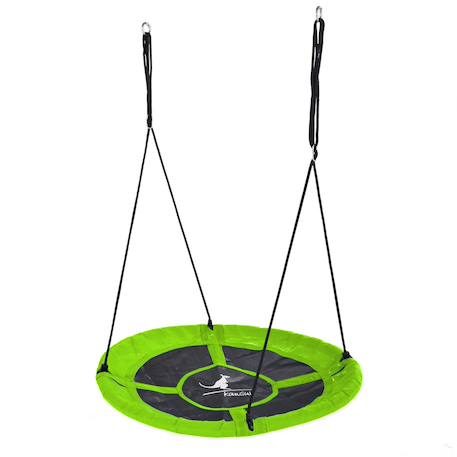 Kangui balançoire ronde nid d'oiseau rond ø100cm - vert - charge 150kg maxi Vert 1 - vertbaudet enfant 