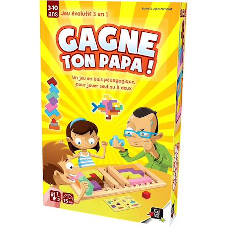 Gagne ton papa ! Jaune 1 - vertbaudet enfant 