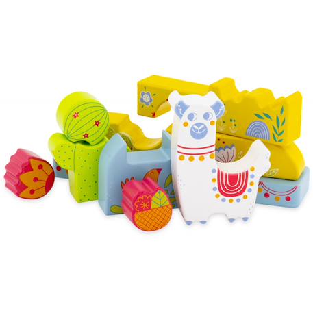 Puzzle magnétique lama Blanc 3 - vertbaudet enfant 