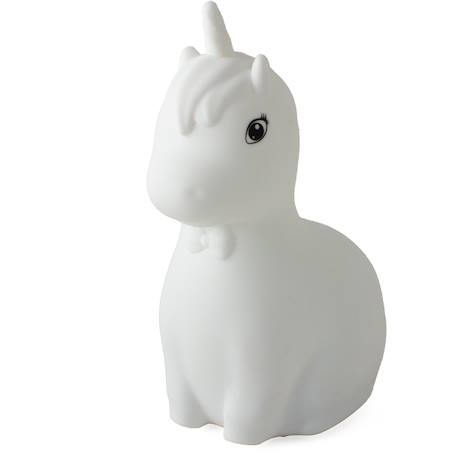 Veilleuse licorne nœud papillon Blanc 1 - vertbaudet enfant 