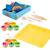 Lot de 12 pâtes à modeler + tablier + boite en tissu + tapi 3d + accessoires en bois fsc® Multicolore 3 - vertbaudet enfant 