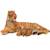 Figurine tigresse couchée allaitant Marron 5 - vertbaudet enfant 
