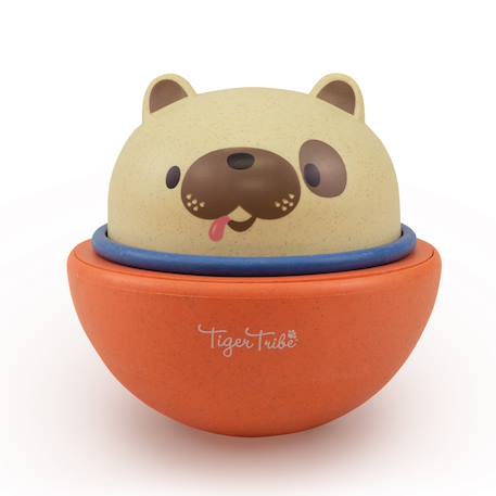 Chien culbuto et véhicule à friction Rose 1 - vertbaudet enfant 