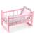 Lit bercelonnette poupée 40 cm vanille fraise Rose 2 - vertbaudet enfant 