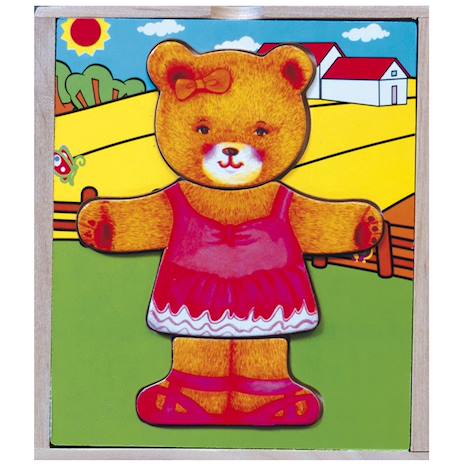 Puzzle à encastrer oursonne Beige 6 - vertbaudet enfant 