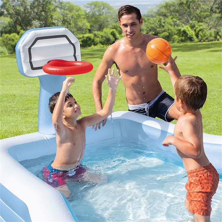 Espace de jeu piscine shootin' hoops Bleu 3 - vertbaudet enfant 