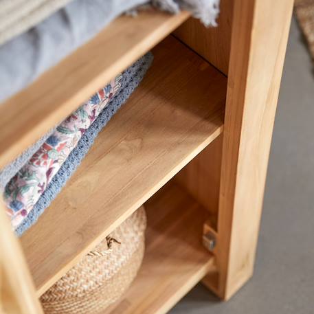 Colonne simple enfant en bois de teck 180 minimalys Naturel 5 - vertbaudet enfant 