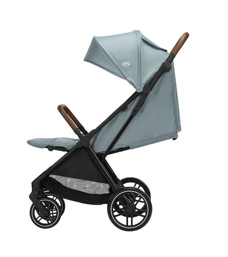 Poussette naissance compacte indra Mineral blue+Mineral graphite 3 - vertbaudet enfant 