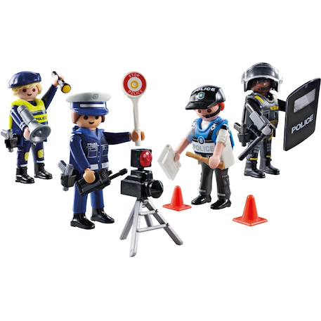 Action heroes set métiers de la police : 4 policiers différents 71730 Multicolore 3 - vertbaudet enfant 