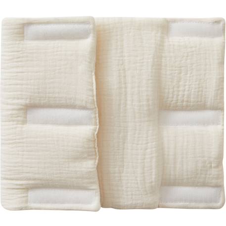 Protège barreaux mousse de lait (pour lits 60 x 120 et 70 x 140 cm) Ecru, blanc 3 - vertbaudet enfant 