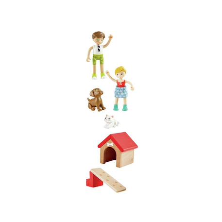 Maison de poupées interactive avec sons Multicolore 5 - vertbaudet enfant 