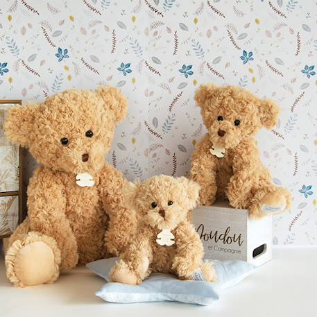 Ours en peluche beige 23 cm Beige 3 - vertbaudet enfant 
