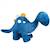 Peluche hello le dino 75 cm Bleu 1 - vertbaudet enfant 