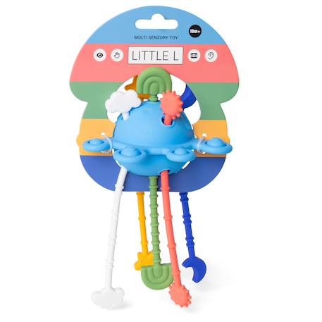 Jouet sensoriel planète multicolore Bleu+Violet 5 - vertbaudet enfant 