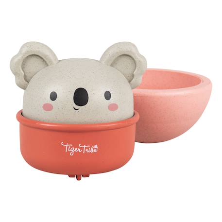 Koala culbuto et véhicule à friction Rose 2 - vertbaudet enfant 