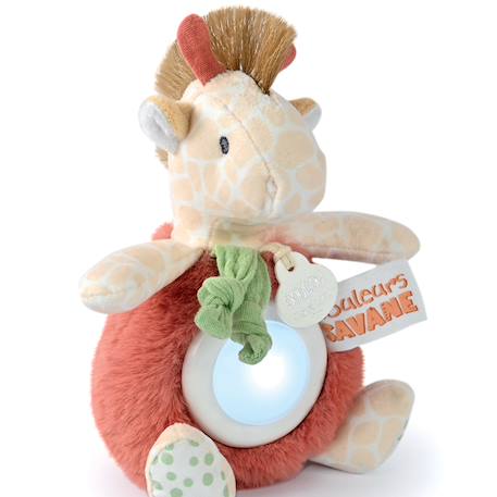 Peluche veilleuse girafe 15 cm Rouge 4 - vertbaudet enfant 