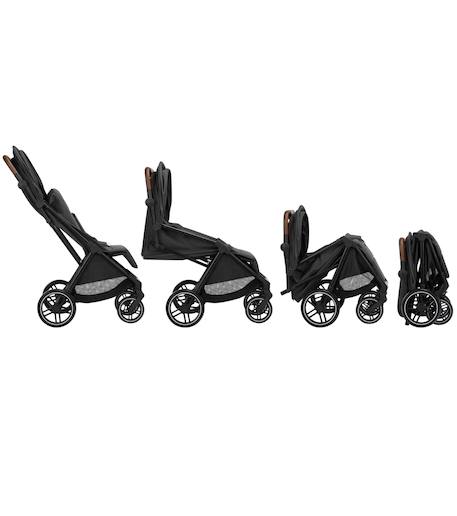 Poussette naissance compacte indra Mineral blue+Mineral graphite 11 - vertbaudet enfant 