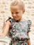 Robe fille imprimée manches volantées blanc imprimé+rose pâle+vert émeraude 11 - vertbaudet enfant 