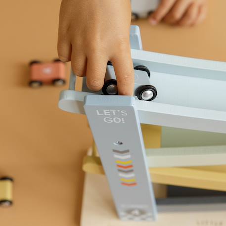 Rampe de course en bois ocean Bleu, vert, gris 6 - vertbaudet enfant 
