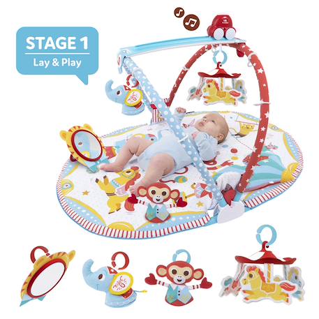 Tapis gymotion circus playland Multicolor 3 - vertbaudet enfant 