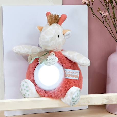 Peluche veilleuse girafe 15 cm Rouge 2 - vertbaudet enfant 
