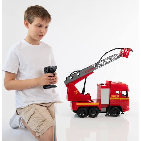 Camion de pompiers racer r/c avec son et lumière 2.4ghz Rouge 5 - vertbaudet enfant 