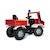Rollyunimog fire truck avec frein et lumières Rouge 3 - vertbaudet enfant 