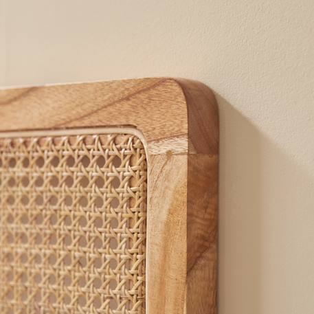 Tête de lit enfant en tiges de rotin cannée 90 cm adèle Naturel 6 - vertbaudet enfant 