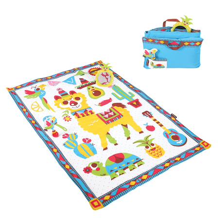 Tapis d'activités fiesta playmat to bag Multicolor 3 - vertbaudet enfant 