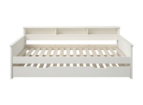 Lit gigogne avec rangement oliver Blanc 2 - vertbaudet enfant 