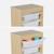 Meuble de rangement enfant 4 bacs de rangement, 41,5 x 30 x 89cm (lot de 2) Blanc+Naturel 12 - vertbaudet enfant 
