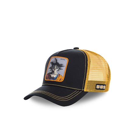 Casquette junior capslab dragon ball z goku Noir/jaune 1 - vertbaudet enfant 