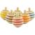 Lot de 6 toupies tête en l'air Beige 1 - vertbaudet enfant 