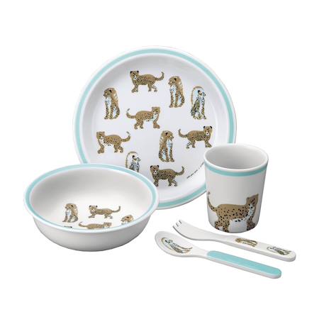 Coffret 5 pièces jaguar savane Blanc 1 - vertbaudet enfant 
