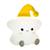 Veilleuse etoile joy avec télécommande Blanc 1 - vertbaudet enfant 