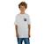 T-shirt  confort fit avec print devant et dos monkey business Blanc/gris 1 - vertbaudet enfant 