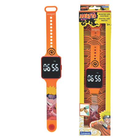 Montre digitale led naruto Orange 2 - vertbaudet enfant 