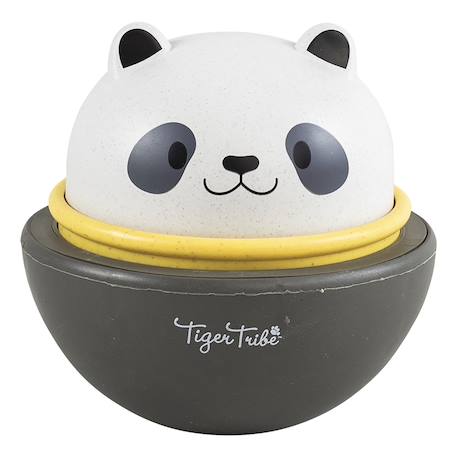 Panda culbuto et véhicule à friction Noir 1 - vertbaudet enfant 